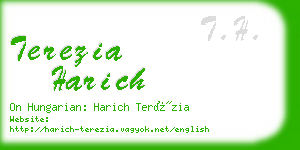 terezia harich business card